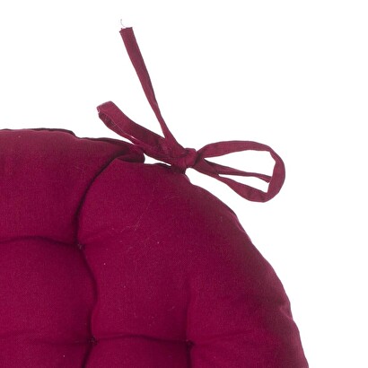 Galette de chaise ronde coussins, plaids galettes de chaise