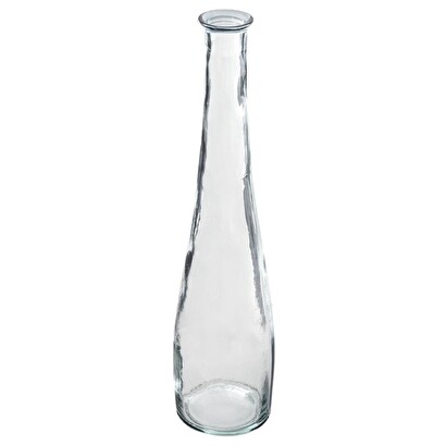 Vase long, verre recycl&eacute; Plantes, vases Vases