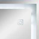 Armoire &agrave; bijoux LED, verre Rangements d&eacute;co Bo&icirc;tes &agrave; bijoux, porte-bijoux