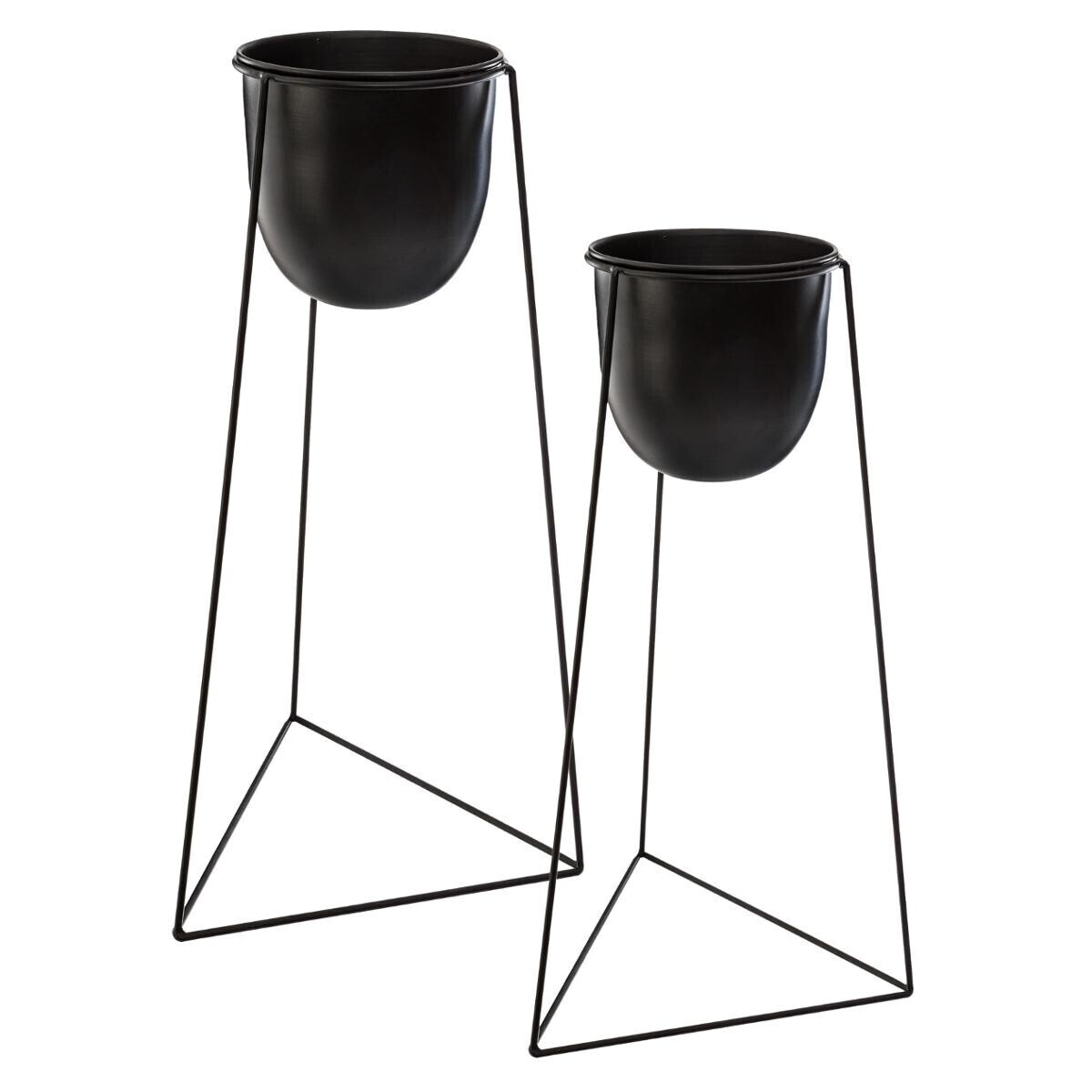 Set de 2 pots Plantes, vases Pots de fleurs