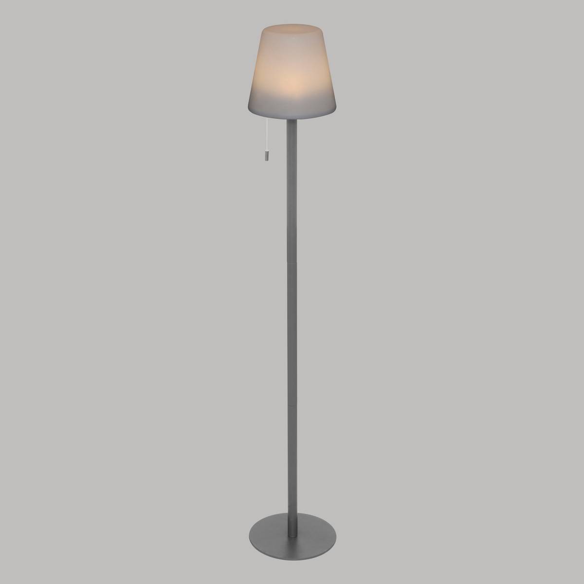 Lampadaire d'extérieur ZACK rechargeable USB Graphite Lampadaires Lampadaires droits
