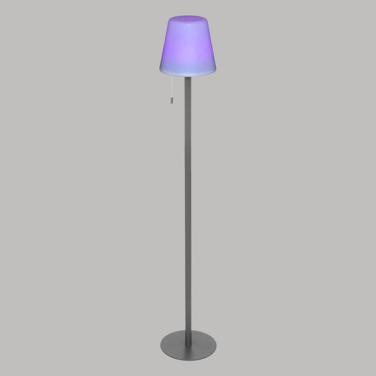 Lampadaire d'extérieur ZACK rechargeable USB Graphite Lampadaires Lampadaires droits
