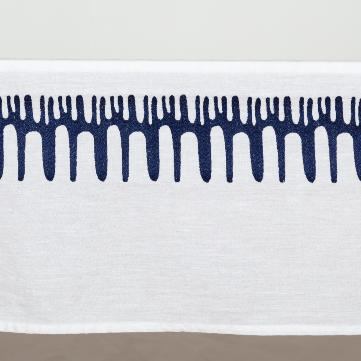 Nappe broderie Lizandro, coton et lin Linge de table Nappes, chemins de table
