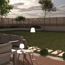 Lampadaire d'extérieur ZACK rechargeable USB Graphite Lampadaires Lampadaires droits