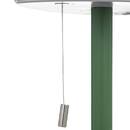 Lampadaire d'extérieur ZACK rechargeable USB Vert olive Lampadaires Lampadaires droits