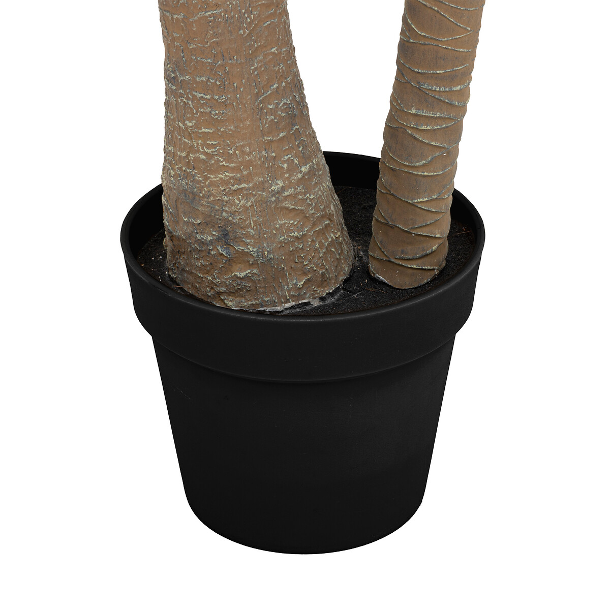 Palmier Artificiel 180 Cm - Plante Verte Réaliste Avec Tronc Naturel - Décoration Intérieur/Extérieur Résistante Aux UV