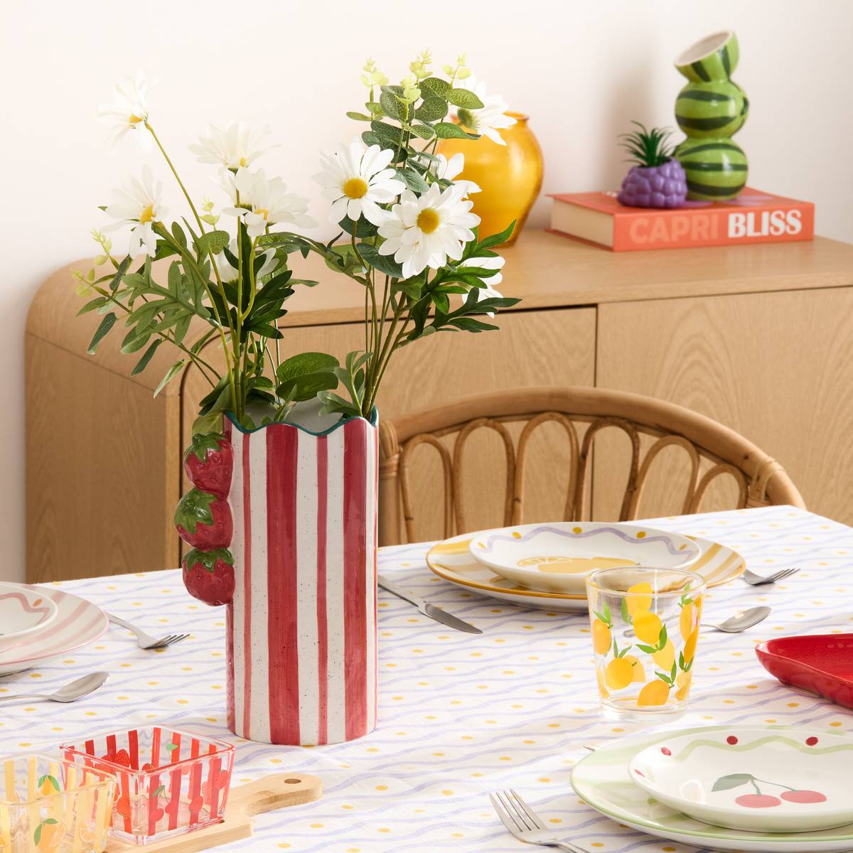 Tige artificelle de marguerite Plantes, vases Fleurs artificielles