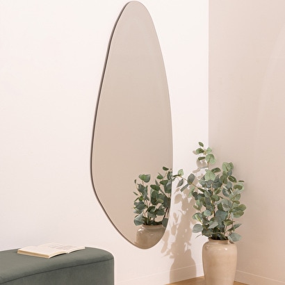 Miroir organique bisauté aidan décoration murale miroirs