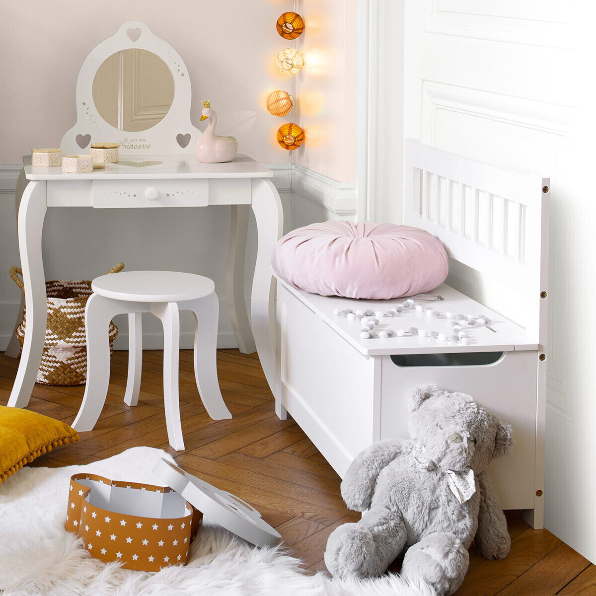 Banc coffre enfant Rangements enfant Coffres &agrave; jouets