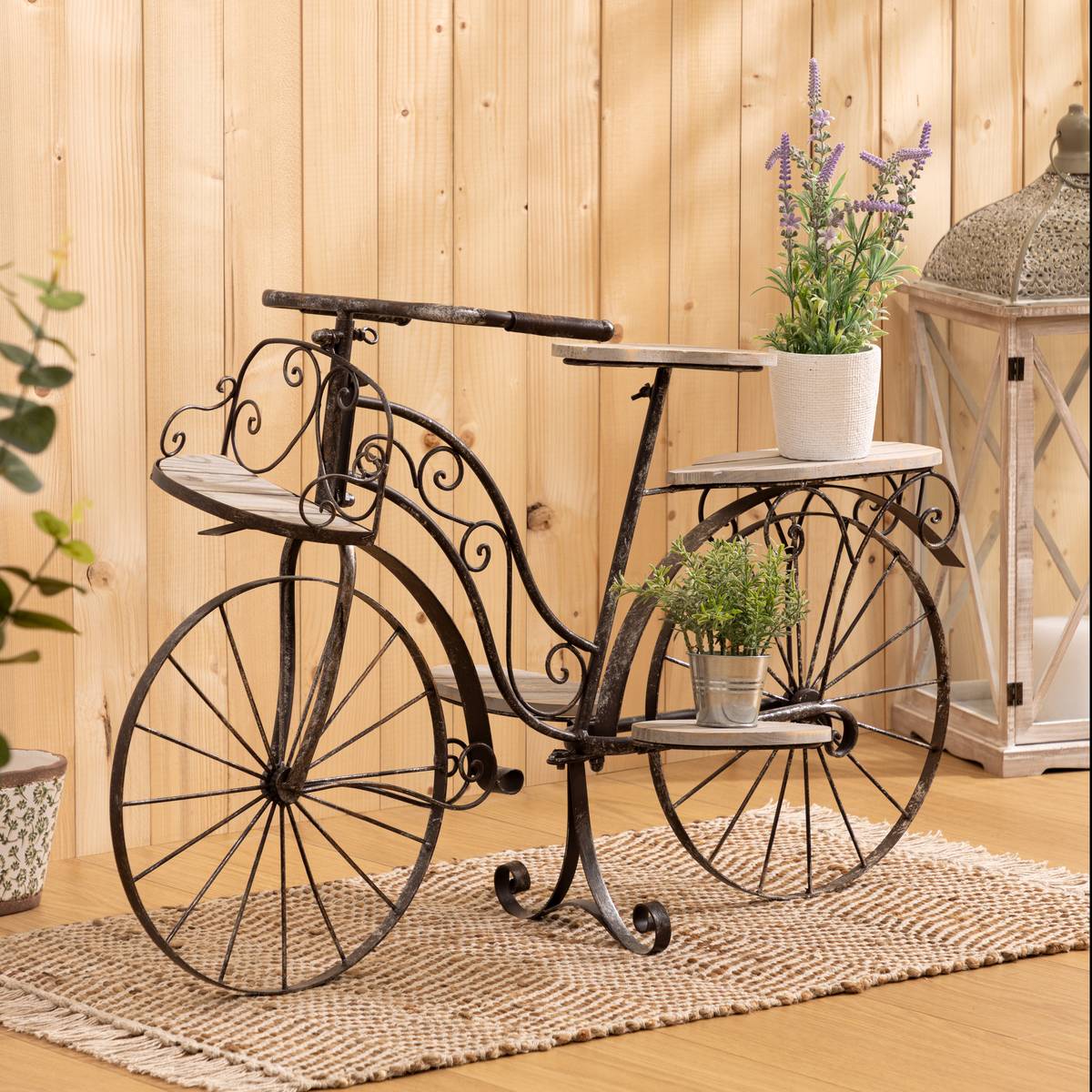 Porte-plantes V&eacute;lo Plantes, vases Pots de fleurs