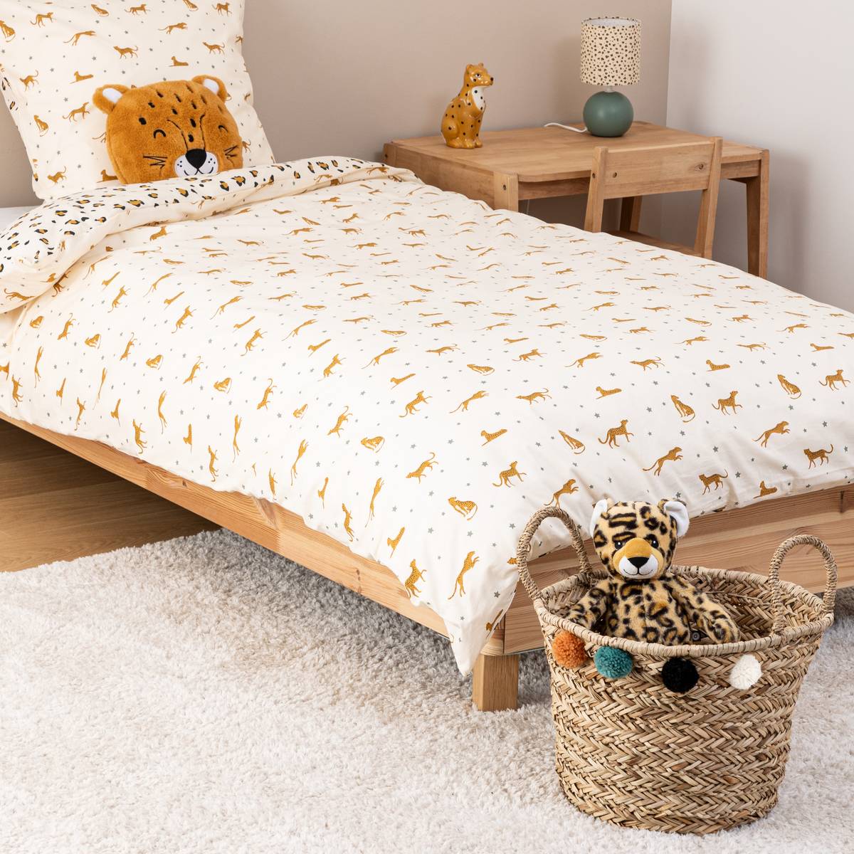 Panier enfant pompons Livi Rangements déco Paniers de rangement
