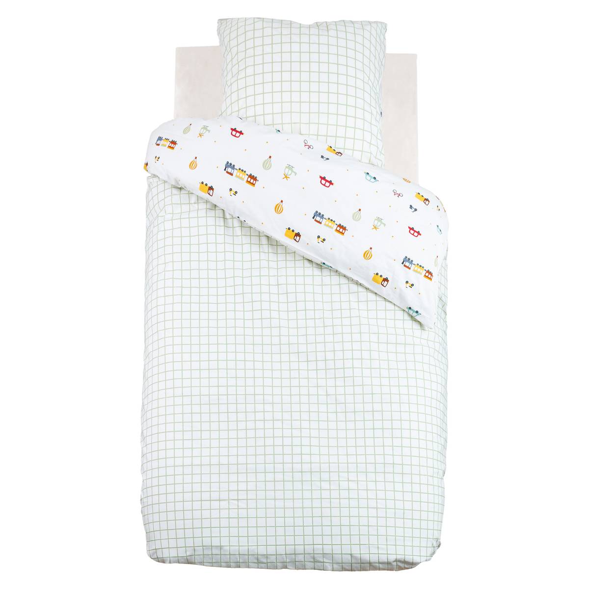 Parure de lit enfant 2 pièces Telma Linge de lit enfant Housses de couette enfant