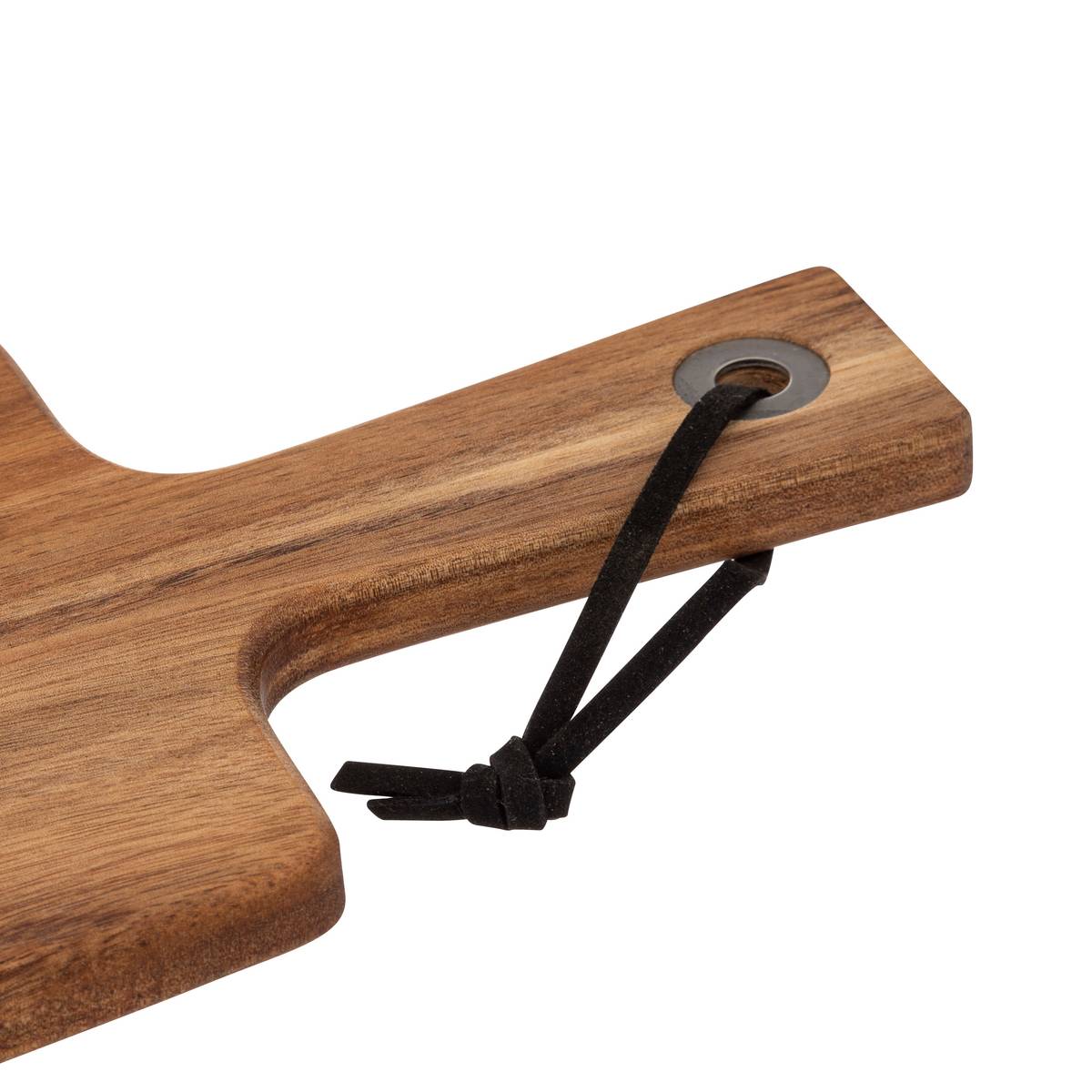 Planche De Présentation Sur Pied En Acacia 60 Cm - Plateau Naturel Avec Poignée, Bords Arrondis