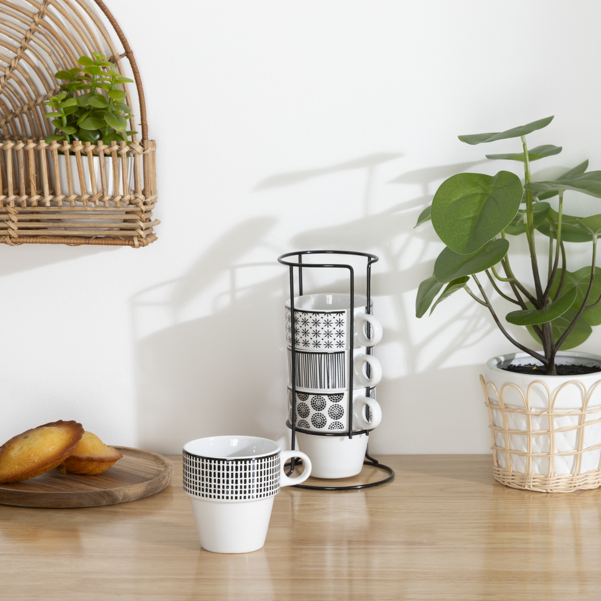 Rack 4 mugs  Bohemia Vaisselle Tasses, mugs