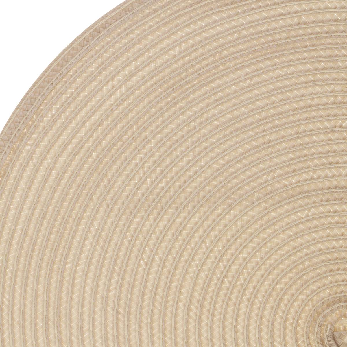 Set de table tressé rond Tresse Linge de table Sets de table