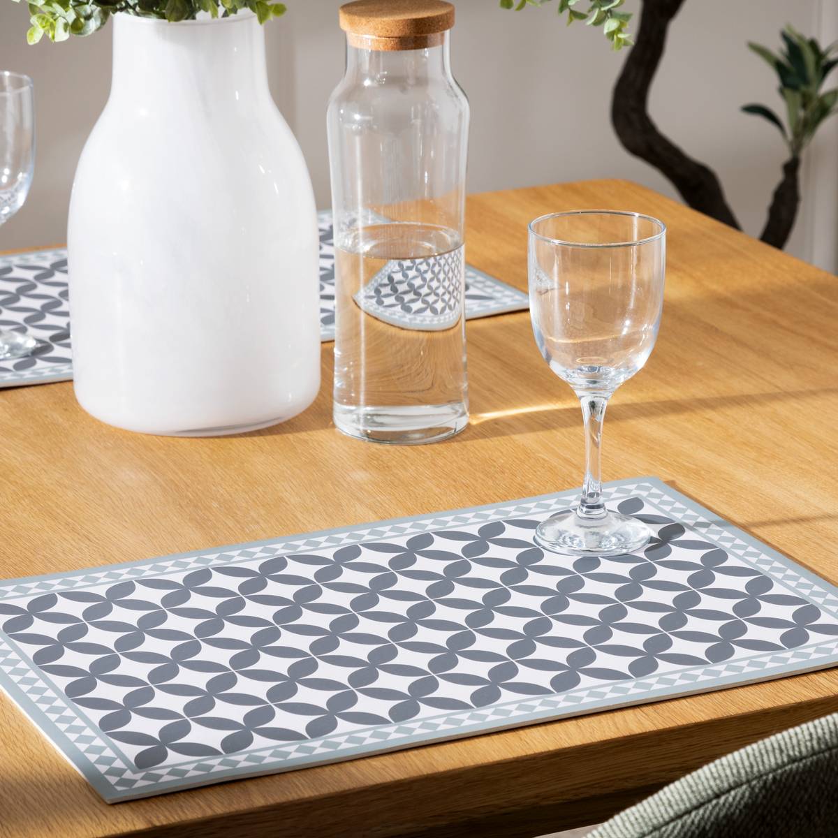 Set de table mosaïque Vinyl Linge de table Sets de table