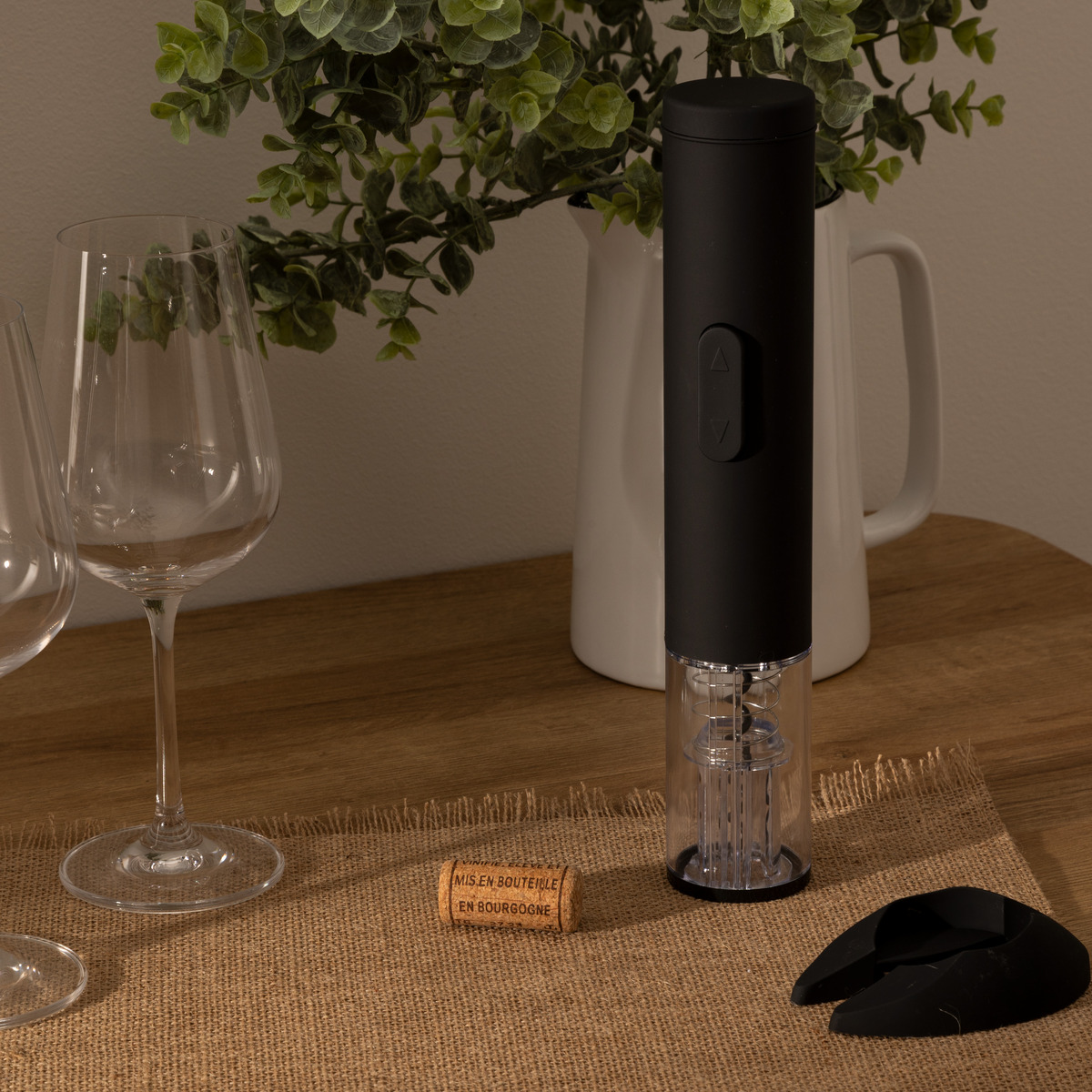 Tire-bouchon électrique et coupe capsule Electrique Accessoires de la table Accessoires vin et cocktail