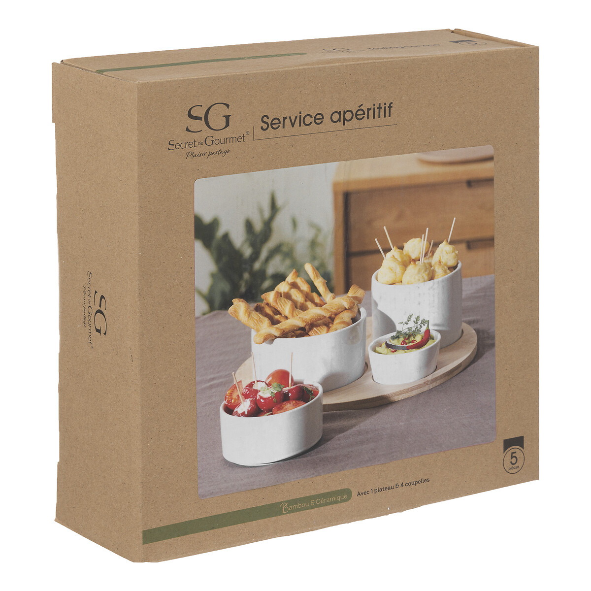 Service apéritif 5 pièces Rio Apéritif, service Set apéritifs