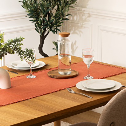 Chemin de table Maha, coton Linge de table Nappes, chemins de table