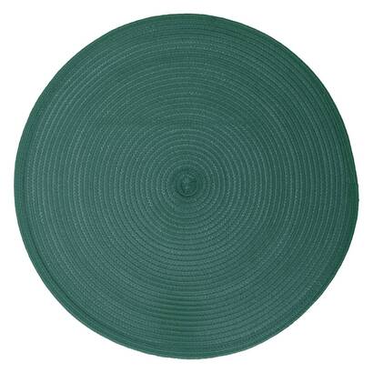 Set de table tress&eacute; rond tresse linge de table sets de table
