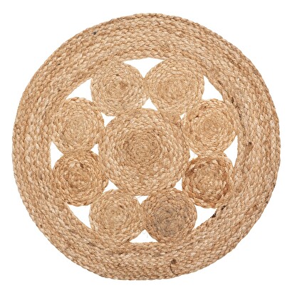 Set de table ajour&eacute;  pia jute linge de table sets de table