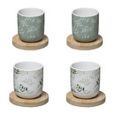 Coffret 4 tasses  Green Harmony Vaisselle Tasses, mugs