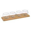 Service ap&eacute;ritif 5 pi&egrave;ces Bambou Ap&eacute;ritif, service Set ap&eacute;ritifs
