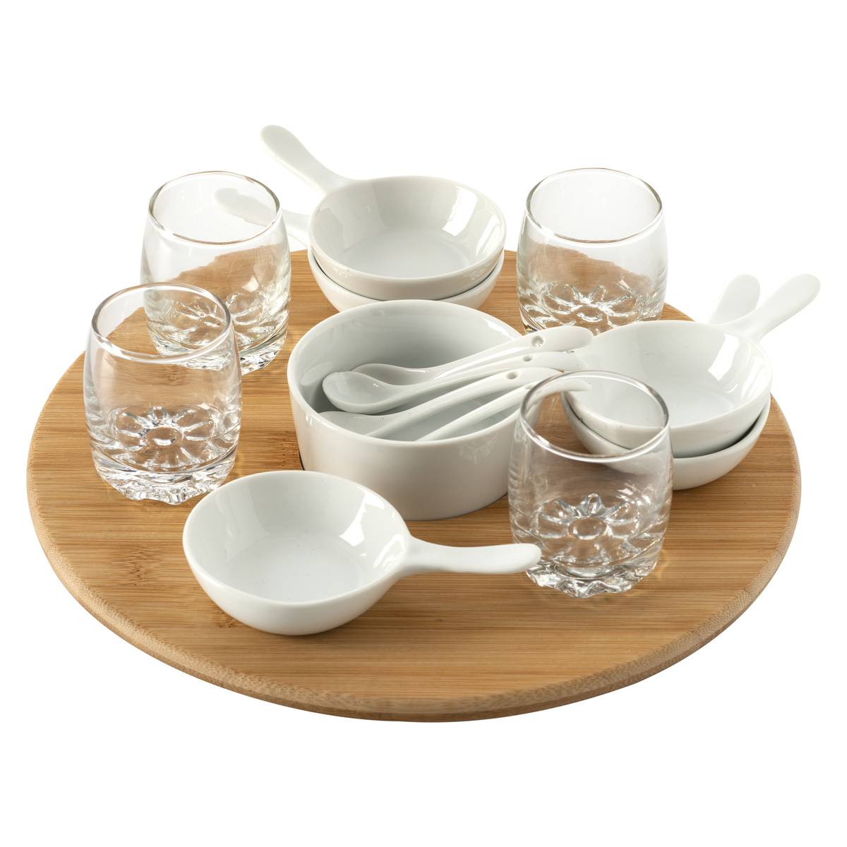 Set apéritif tournant 14 pièces Rio Apéritif, service Set apéritifs