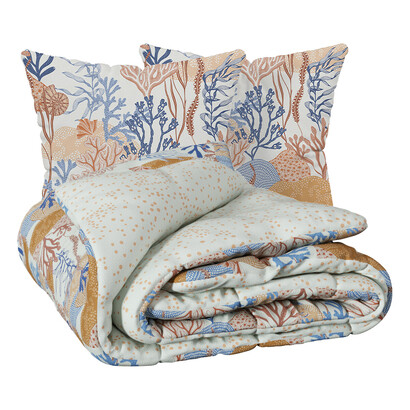 Parure de lit imprim&eacute;e Azura Linge de lit Parures de lit