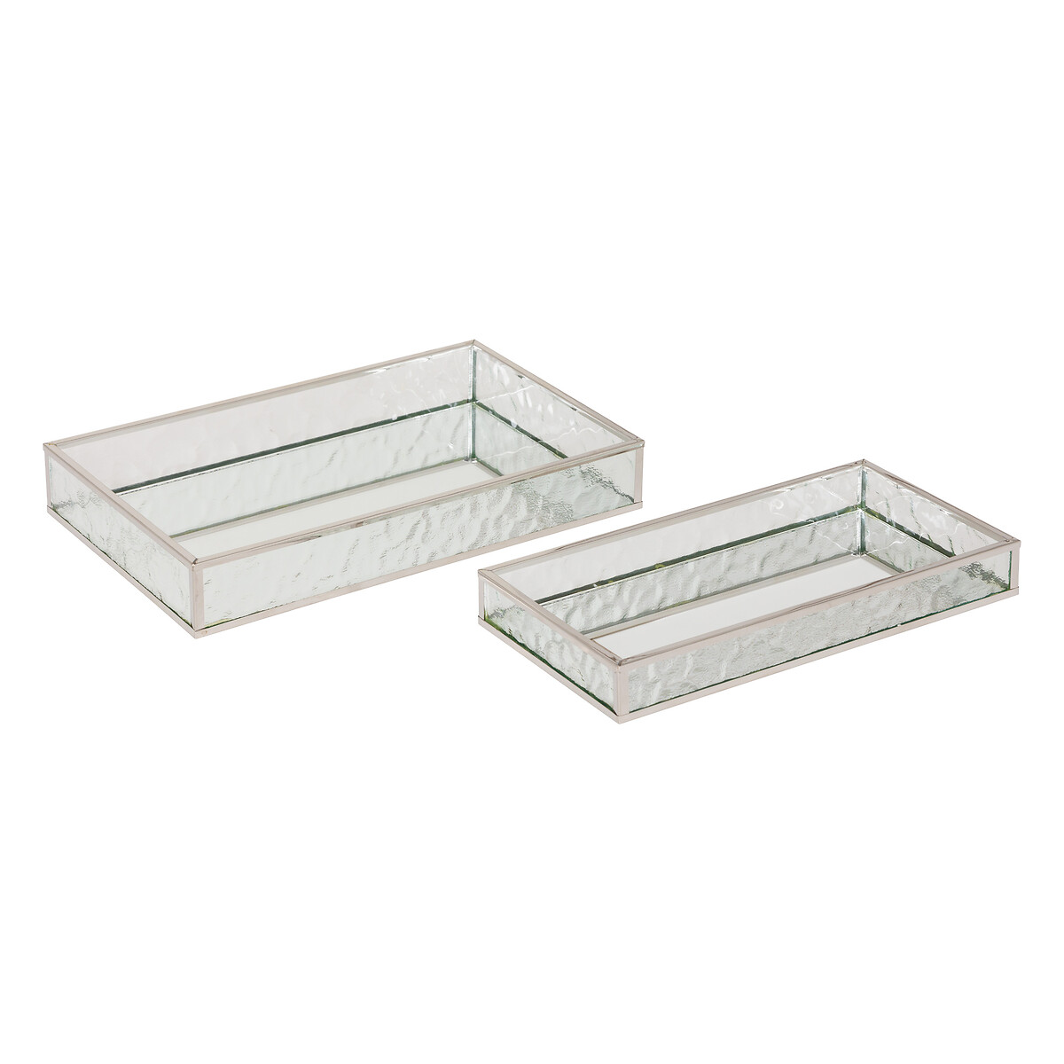 2 plateaux effet miroir Ania Objets déco Plateaux