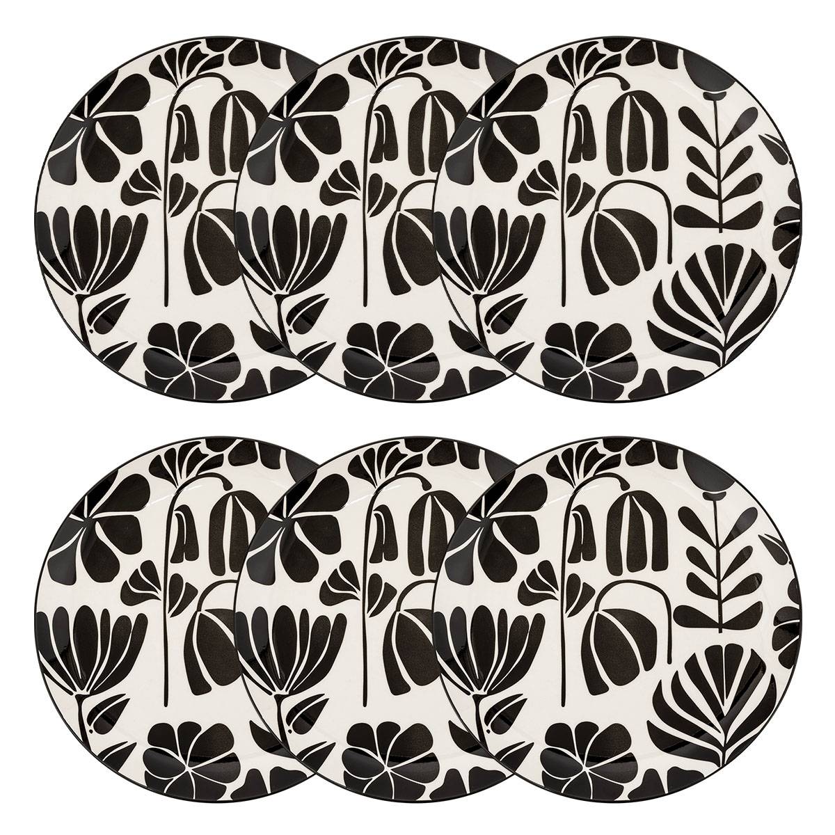 Lot de 6 assiettes plates Twis Vaisselle Assiettes plates
