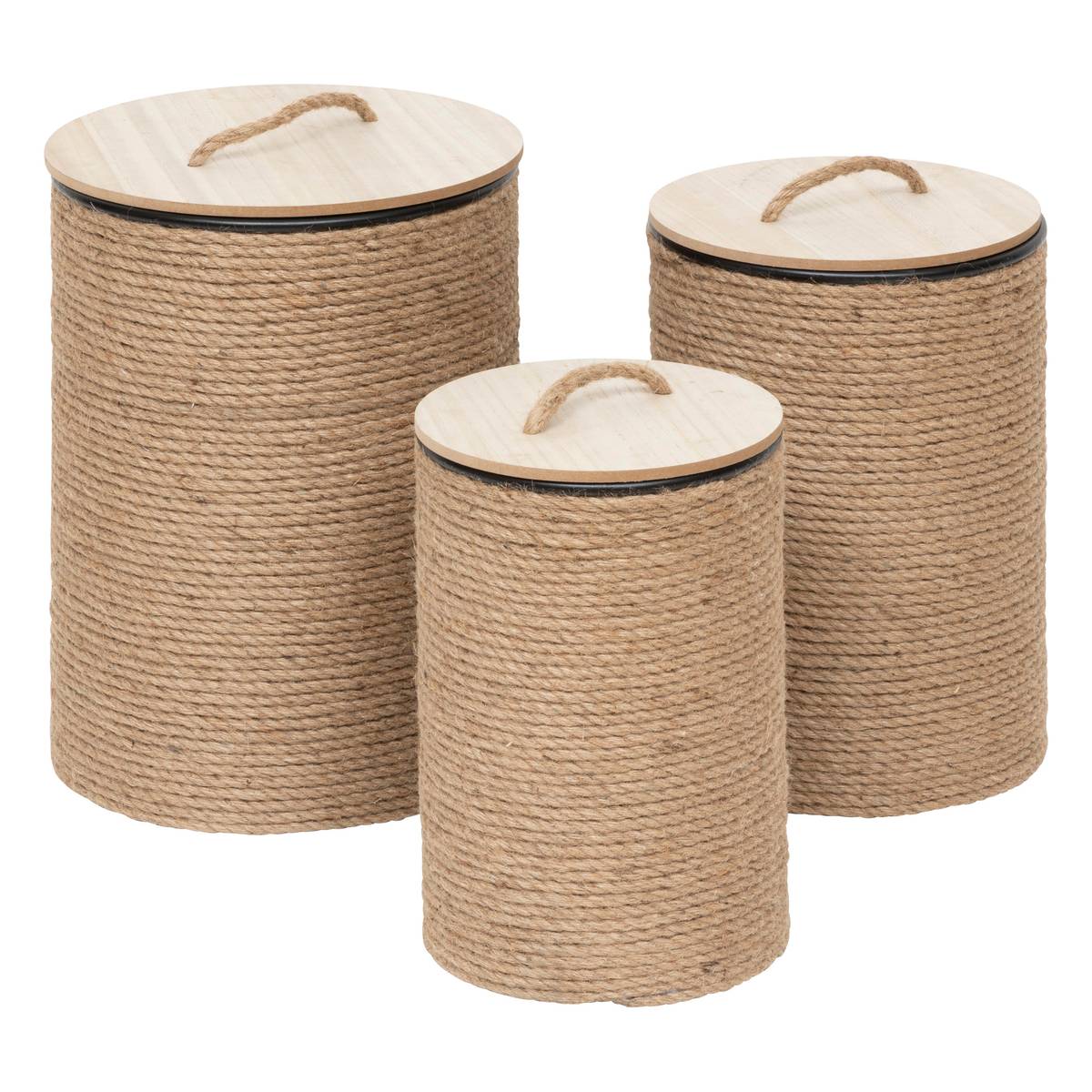 Set de 3 paniers Bill Rangements déco Malles