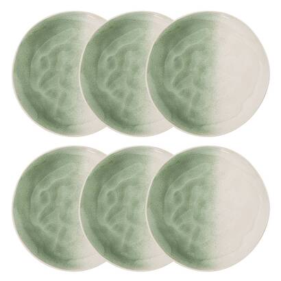 Lot de 6 assiettes dessert  mala vaisselle assiettes &agrave; dessert