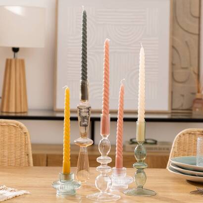 Bougie b&acirc;ton Twist Many Bougies, senteurs Bougies