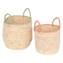 2 paniers Wild Rangements d&eacute;co Paniers de rangement