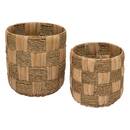 2 paniers Nadi Rangements d&eacute;co Paniers de rangement