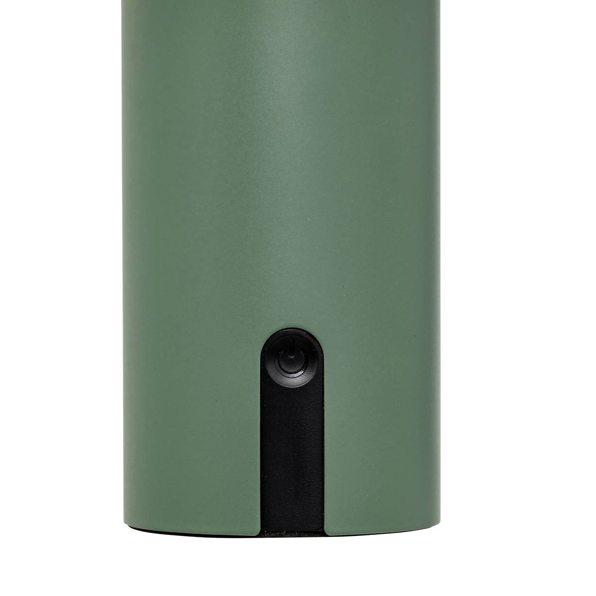 Lampe d'ext&eacute;rieur JANY rechargeable USB Vert olive & Noir Lampes sans fil Lampes d'ext&eacute;rieur
