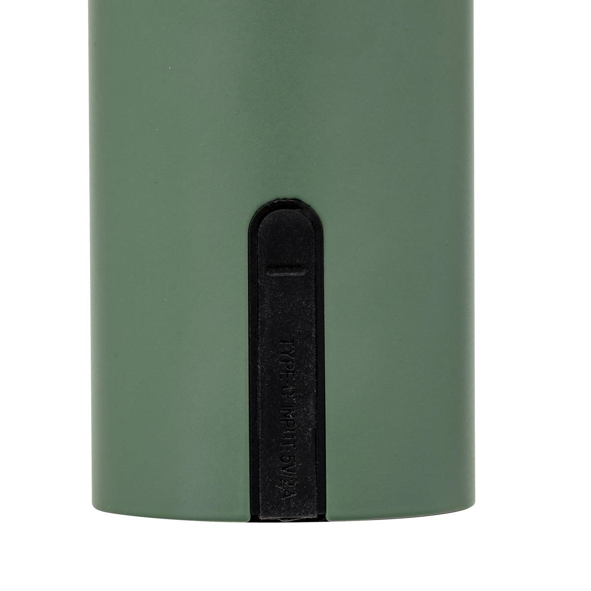 Lampe d'ext&eacute;rieur JANY rechargeable USB Vert olive & Noir Lampes sans fil Lampes d'ext&eacute;rieur