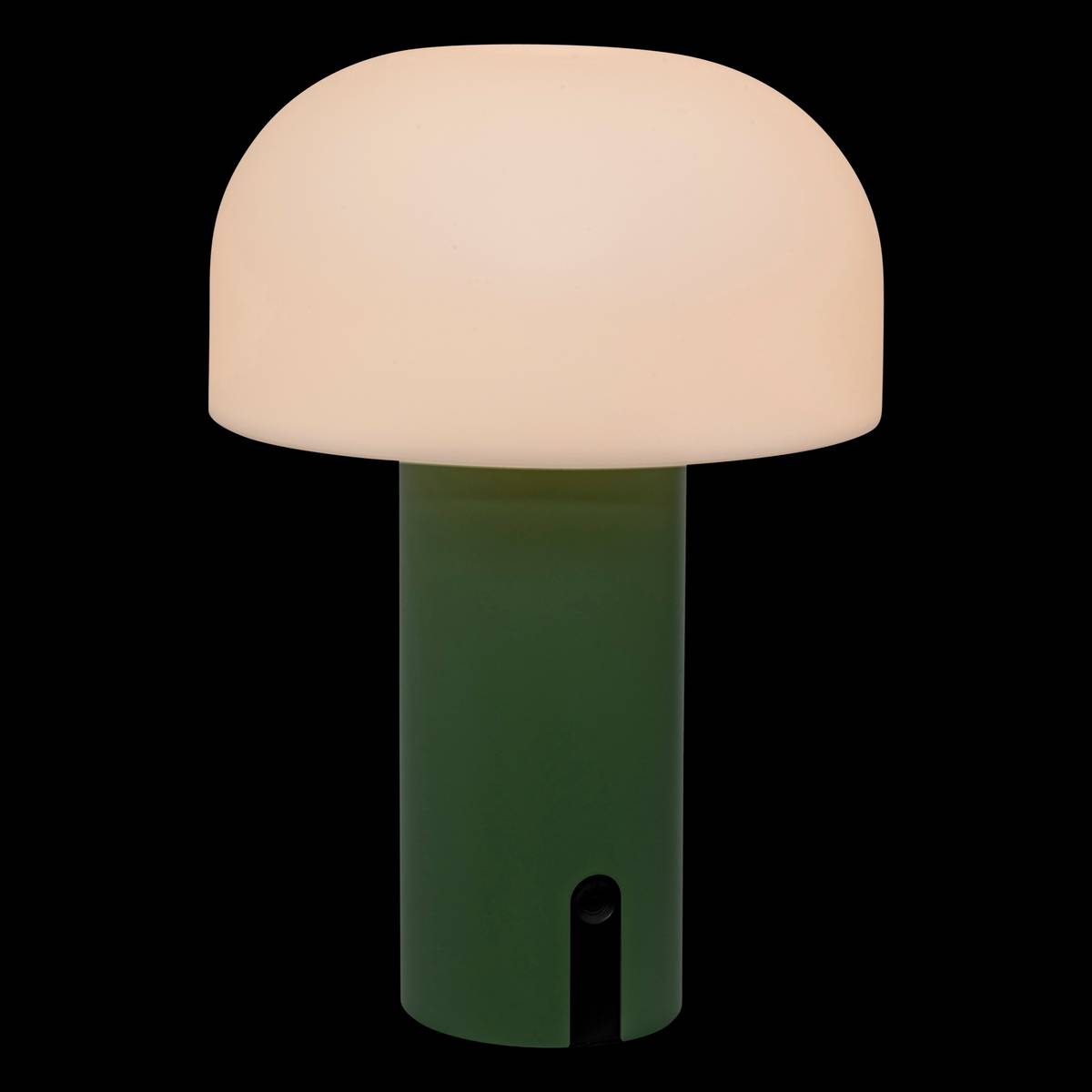 Lampe d'ext&eacute;rieur JANY rechargeable USB Vert olive & Noir Lampes sans fil Lampes d'ext&eacute;rieur