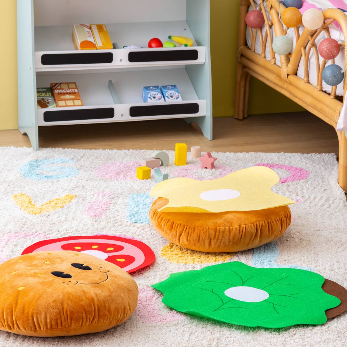 Peluche Burger Gunther D&eacute;coration enfant Peluches, jouets