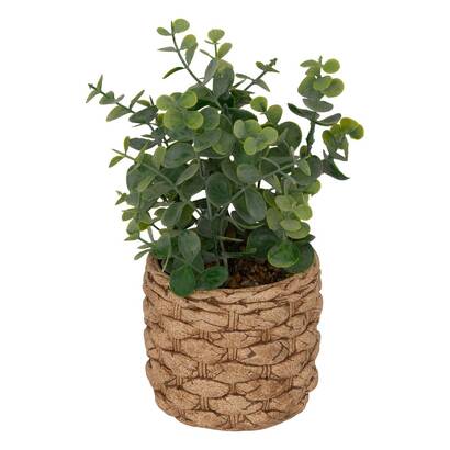 Eucalyptus artificiel en pot jaye plantes, vases plantes artificielles