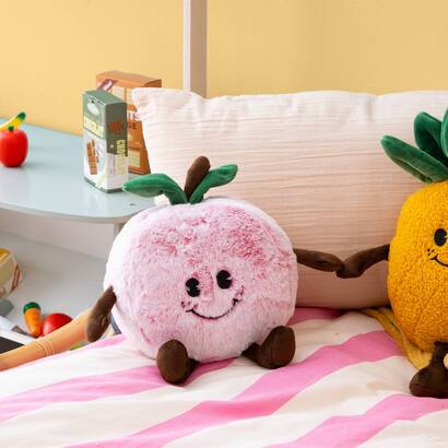 Peluche p&ecirc;che peachy d&eacute;coration enfant peluches, jouets