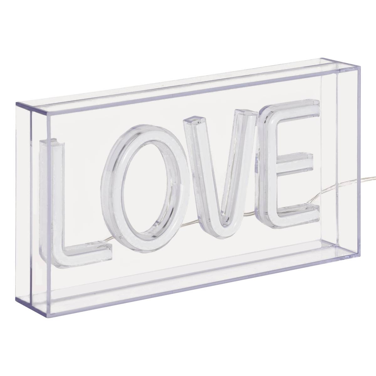 Néon à poser LED Love Objets déco Guirlandes, boîtes lumineuses