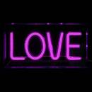Néon à poser LED Love Objets déco Guirlandes, boîtes lumineuses