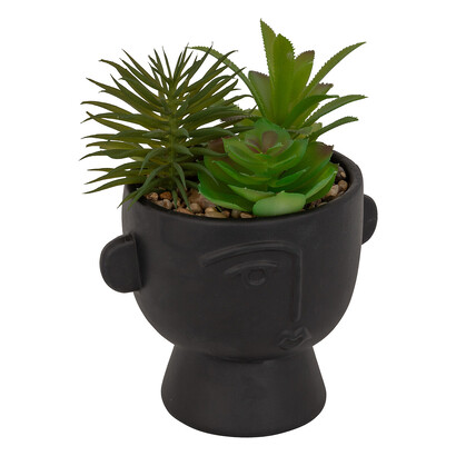 Plante artificielle en pot Dusty Plantes, vases Plantes artificielles