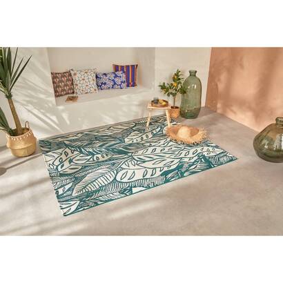 Tapis d'ext&eacute;rieur KEPA Motif tropical Tapis Tapis d'ext&eacute;rieur