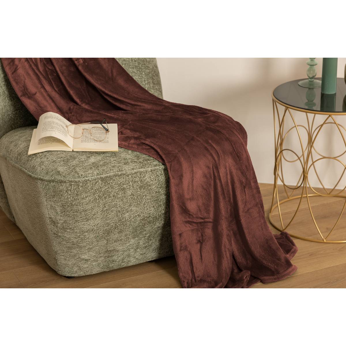 Plaid flanelle Ollis Coussins, plaids Plaids