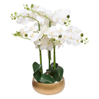 Fleurs articielles en pot Sanae Plantes, vases Fleurs artificielles