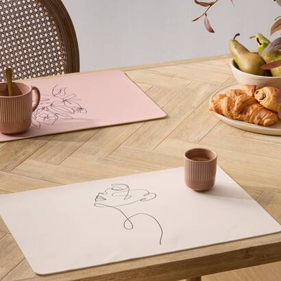 Set de table Visage Linge de table Sets de table