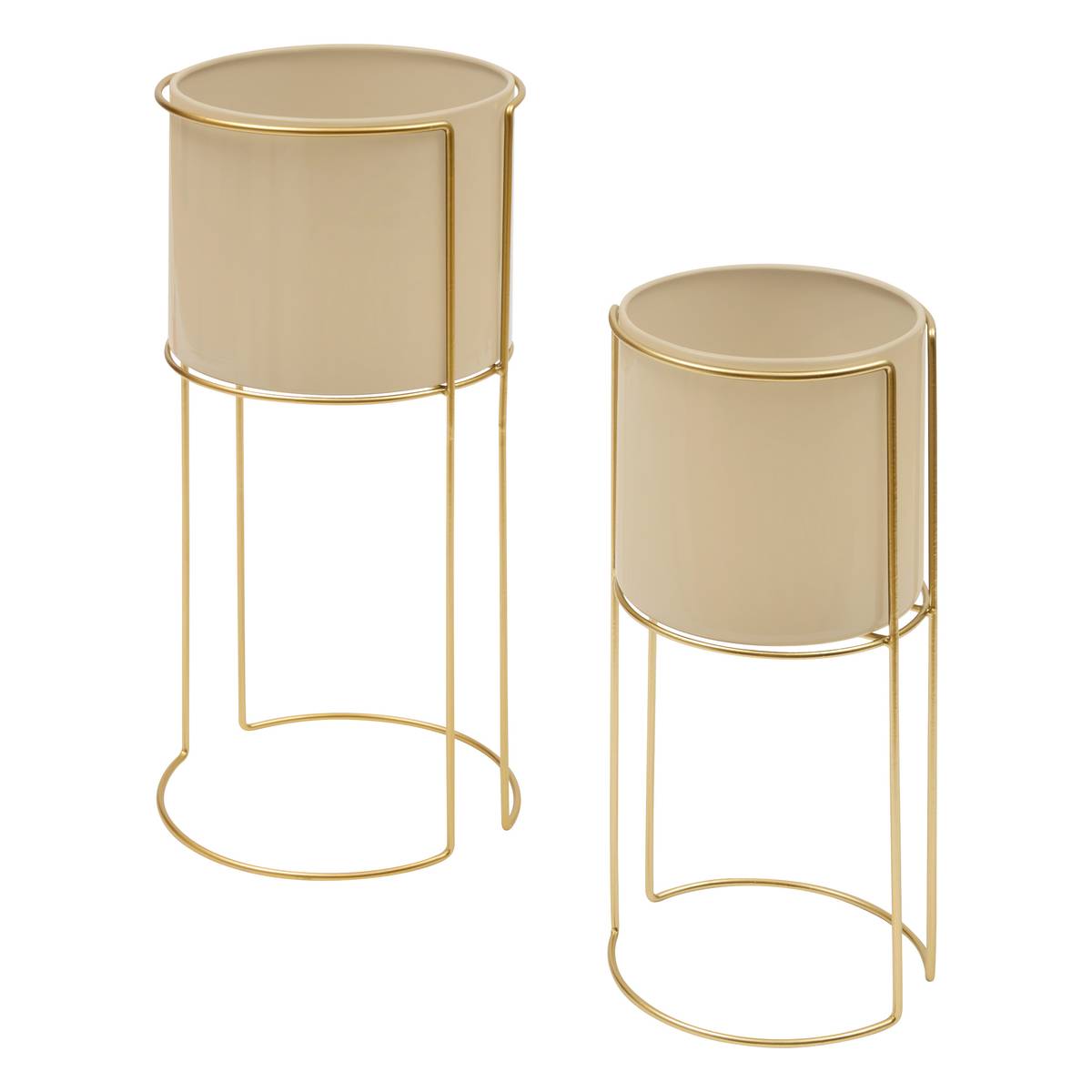Lot de 2 cache-pots Zigy Plantes, vases Pots de fleurs